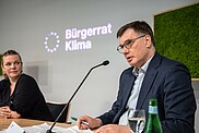 Mareike Menneckemeyer und Wolfgang Lucht | Bürgerrat Klima © Robert Boden